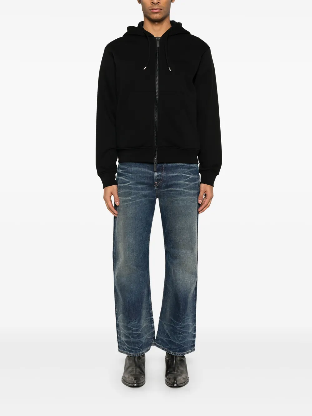 DSQUARED2 Hoodie met rits - Zwart