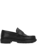 Ferragamo leather loafers - Black