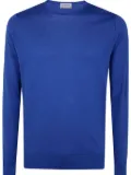 John Smedley long sleeve t-shirt - Blue