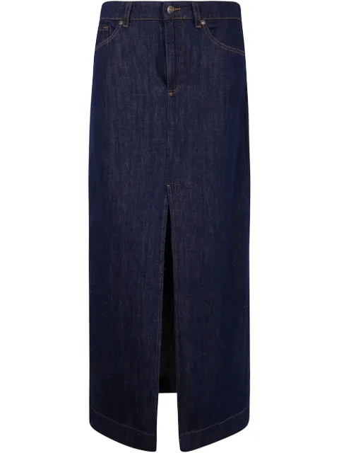 7 For All Mankind falda larga de mezclilla