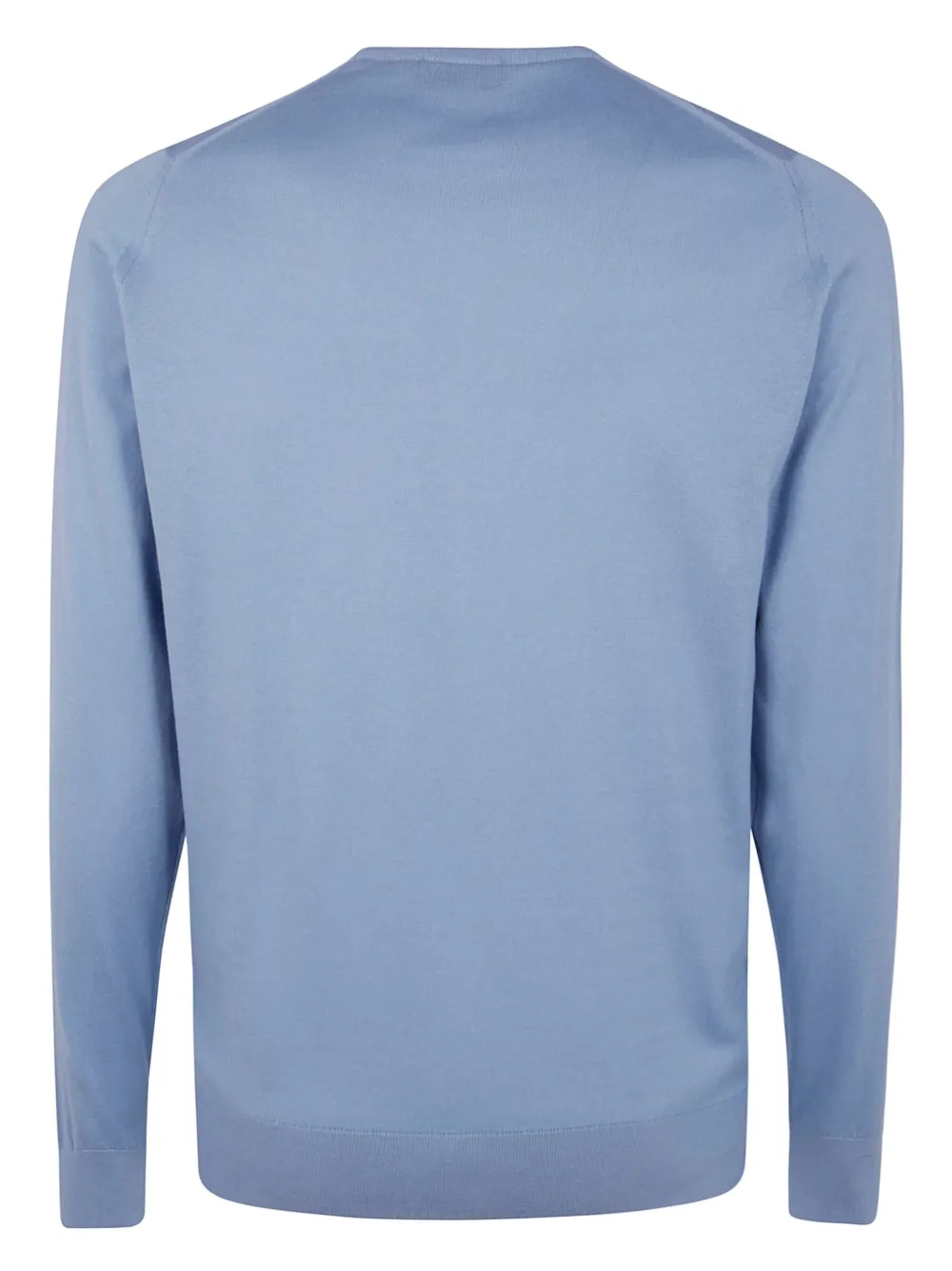 John Smedley knitted t-shirt - Blauw