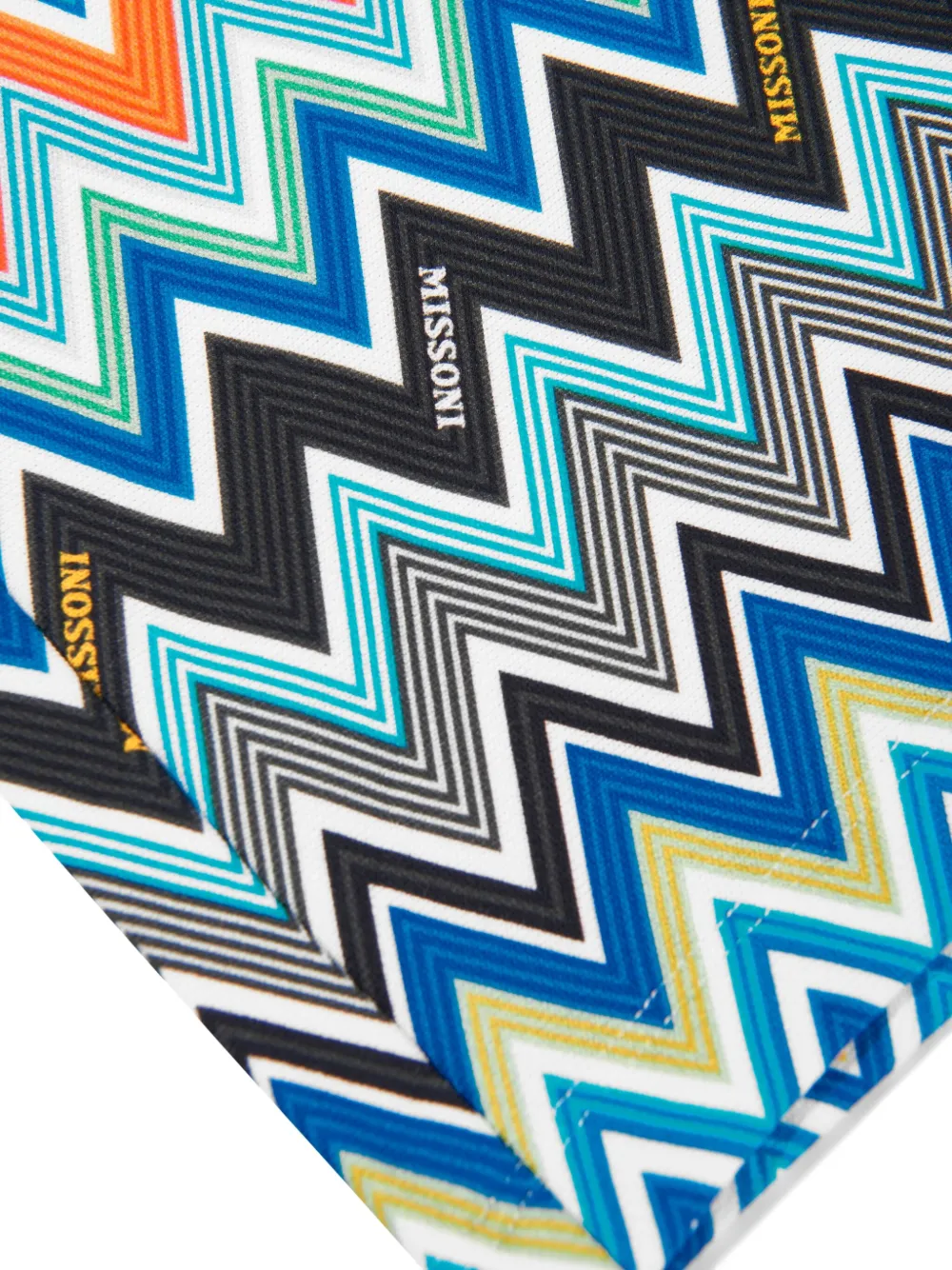 Missoni Kids Shorts met zigzag-print Blauw