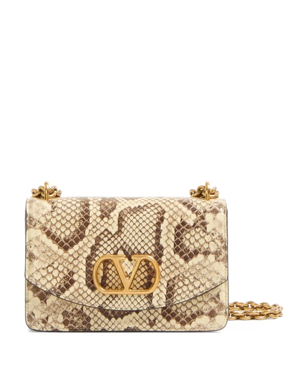 Valentino Small Vain Shoulder Bag In Animal Print
