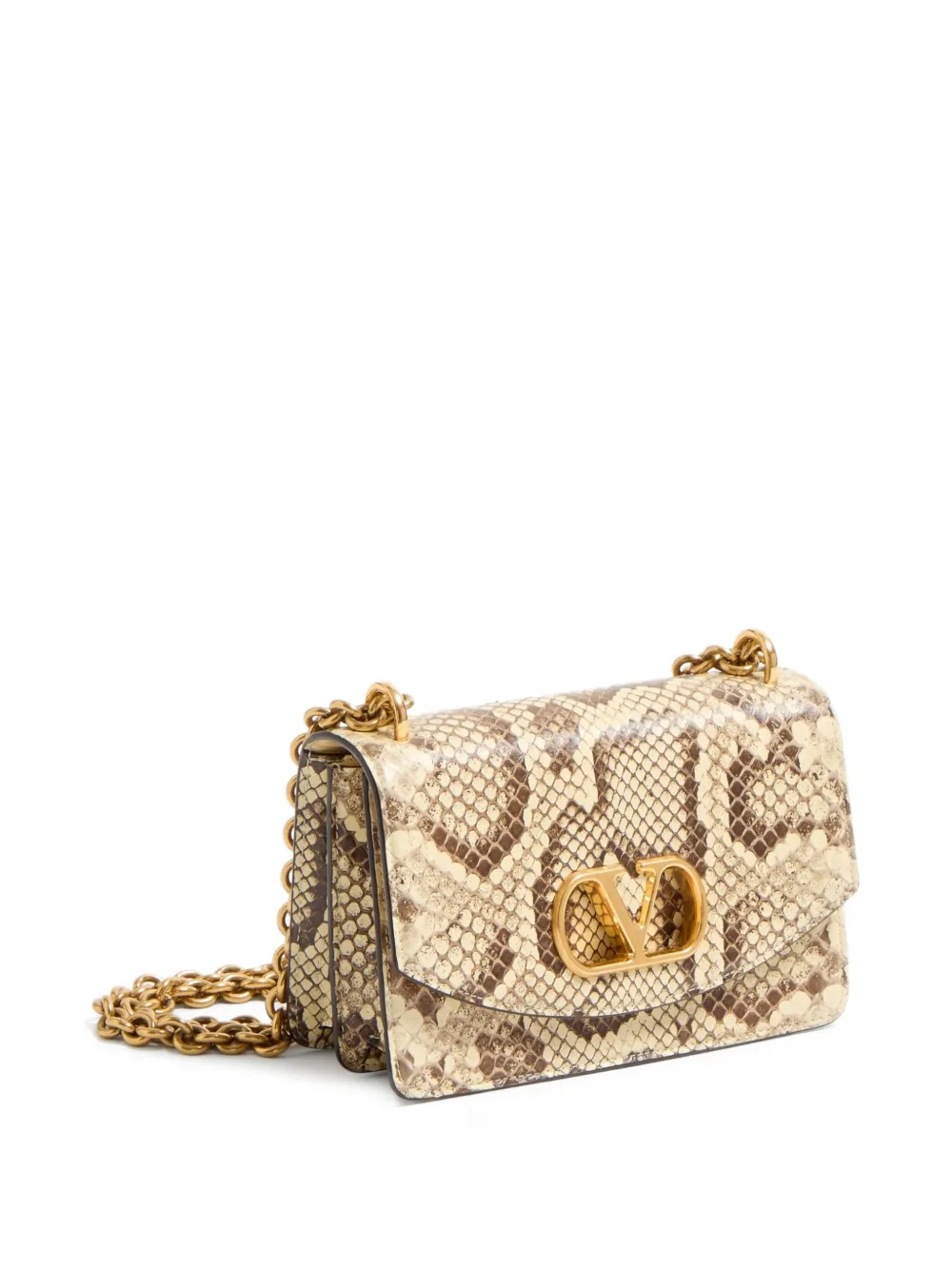 Valentino Small Vain Shoulder Bag In Animal Print