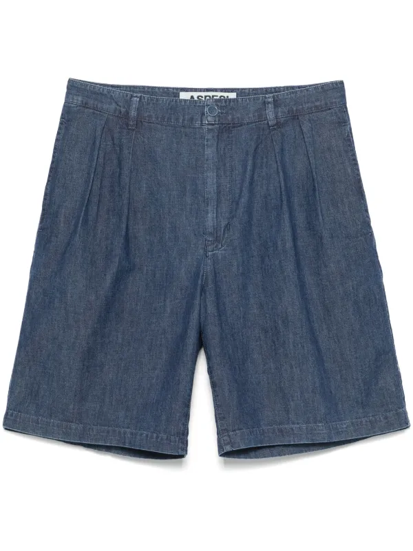 ASPESI Denim Shorts in Blue