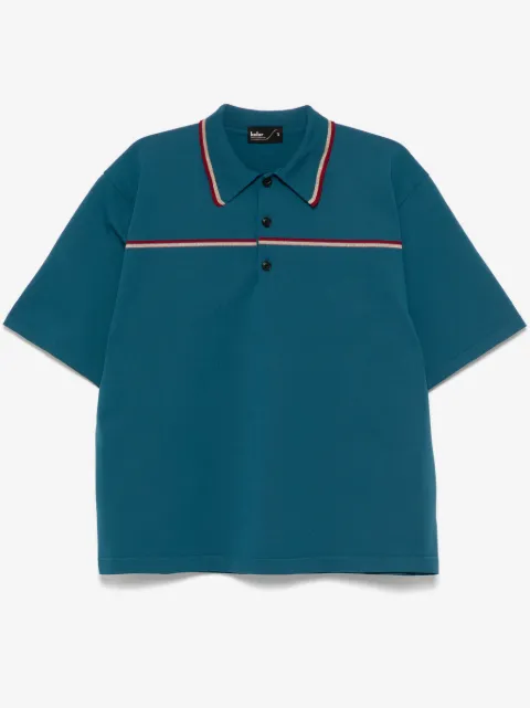 Kolor striped polo shirt
