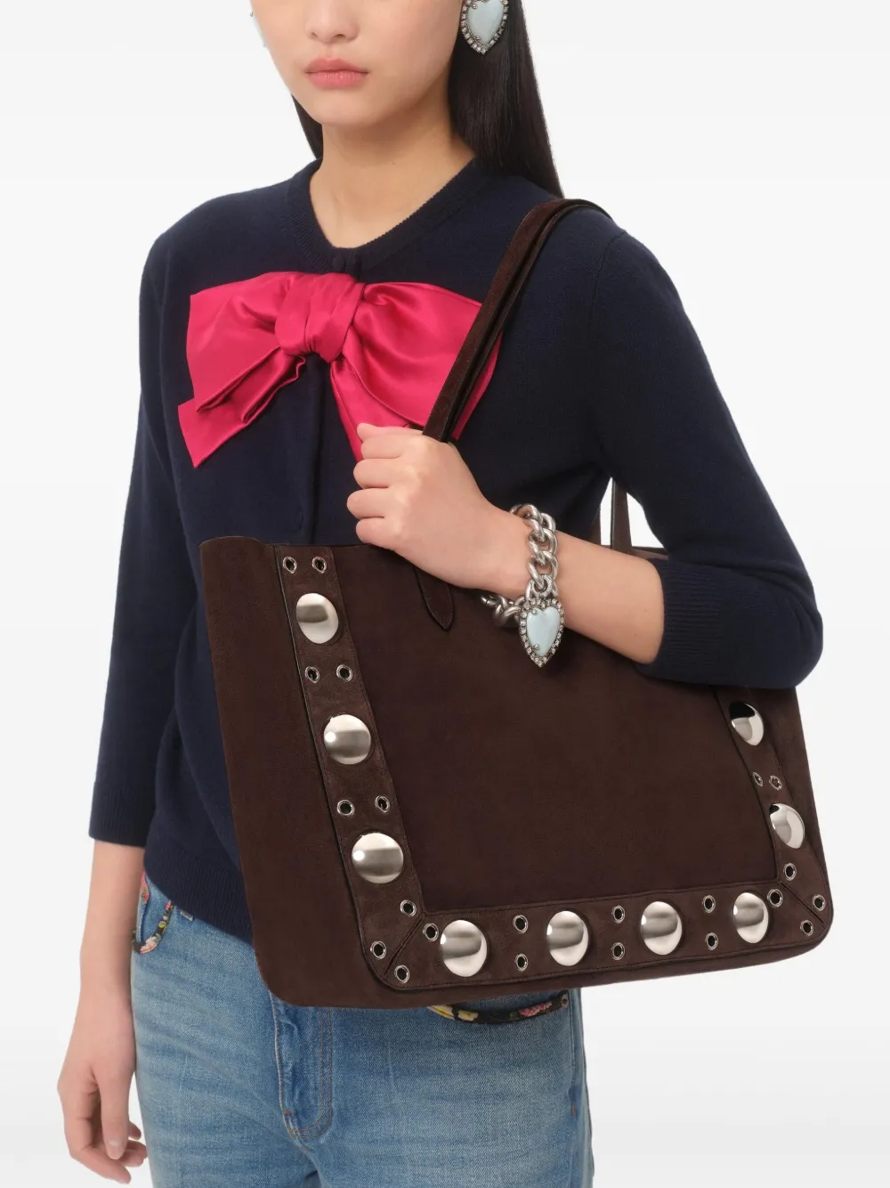 Valentino Garavani Medium Nellcôte shopper Bruin