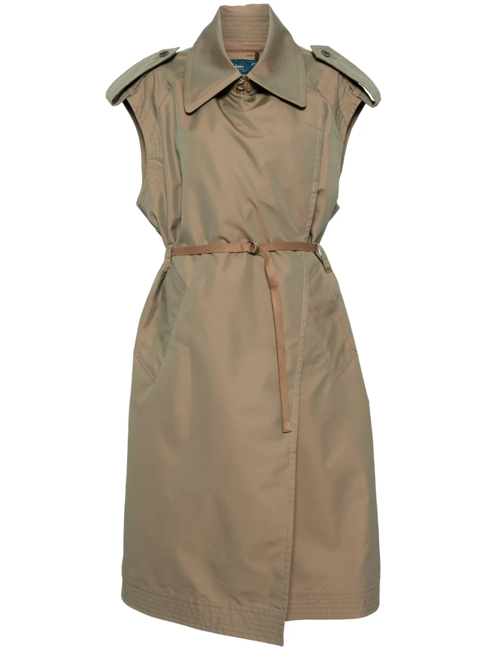 Kolor Mouwloze jas Beige