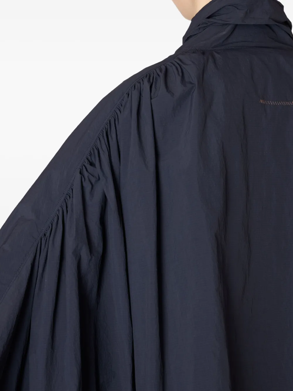 Kolor ruched cape Blauw