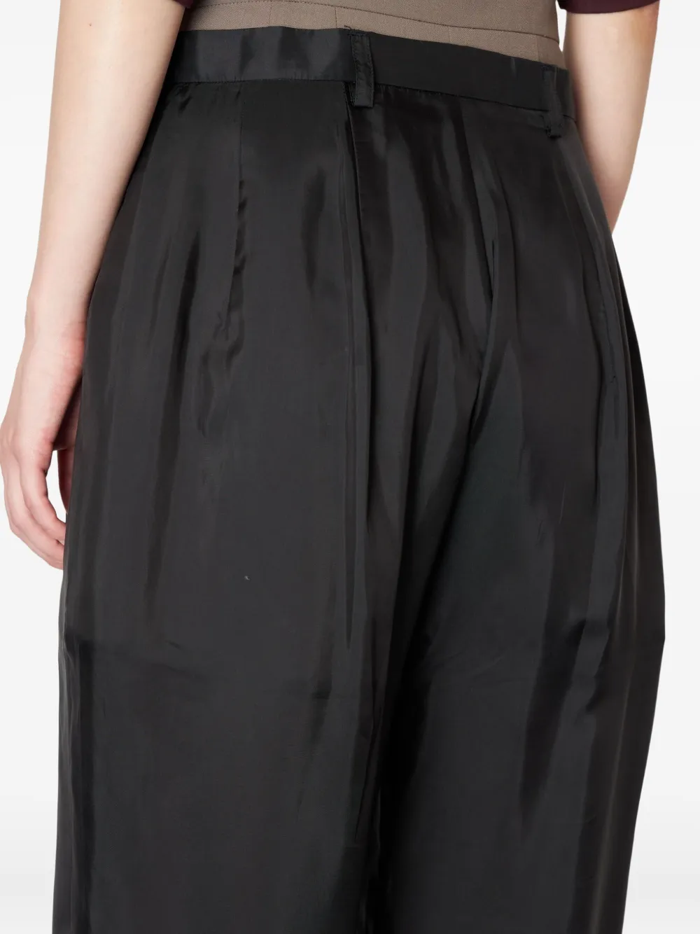 Kolor Straight plooibroek Zwart