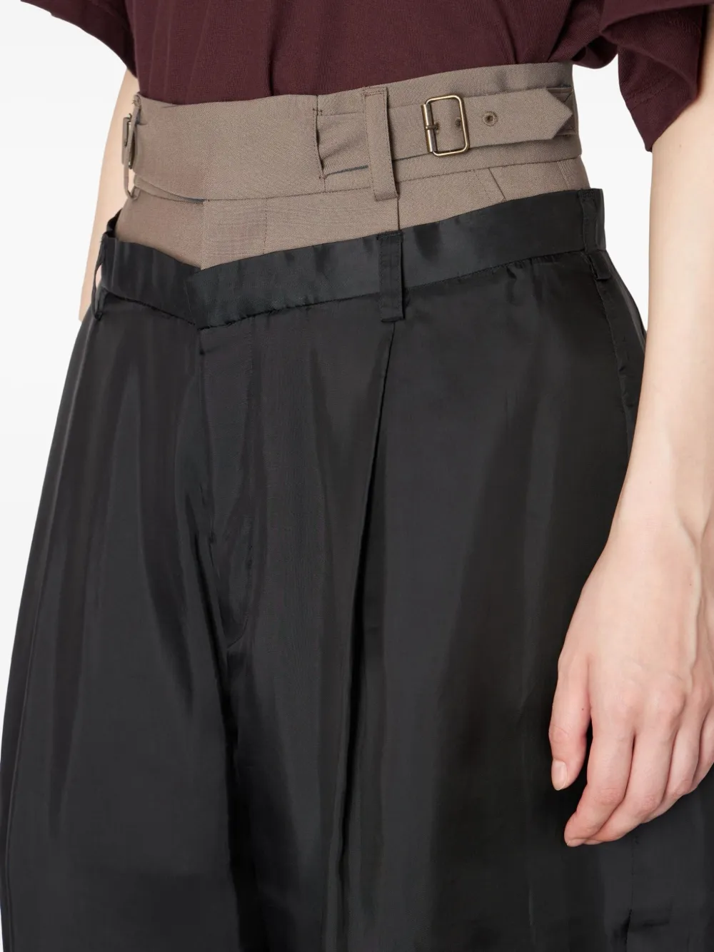 Kolor Straight plooibroek Zwart