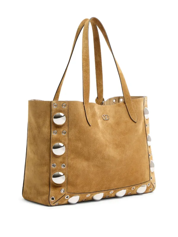 Valentino Garavani Medium Nellcôte Tote Bag | Neutrals