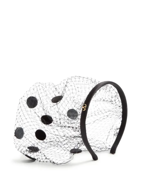 Valentino Garavani VLogo Signature veil headband