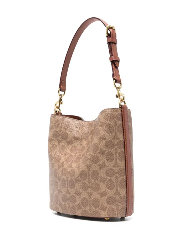 ★Coach★ Willow Soft Bucket Bag 19 Canvas CW602 B4XHG Coach Willow Soft 19 Bucket Bag | Brown | FARFETCH CA