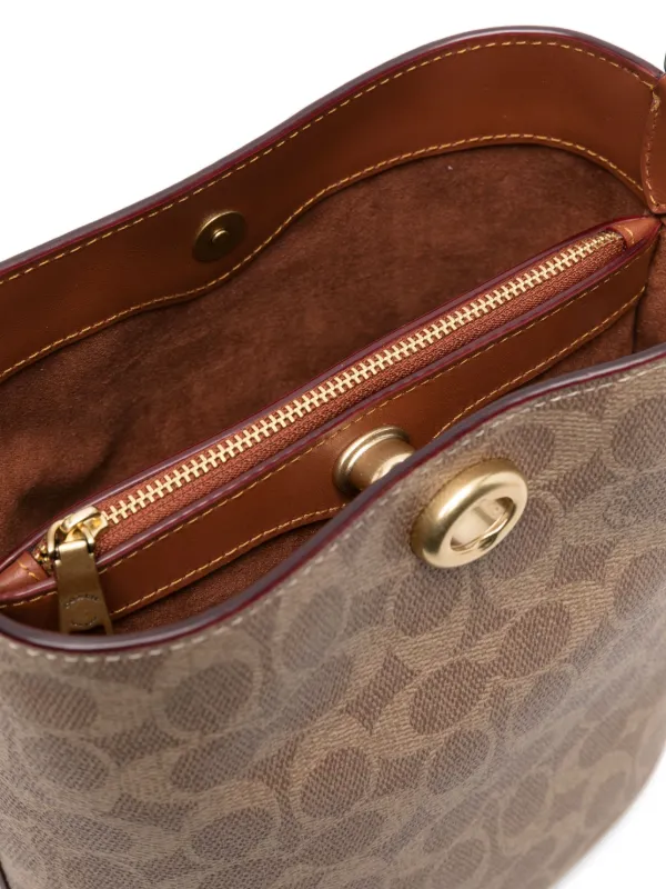 ★Coach★ Willow Soft Bucket Bag 19 Canvas CW602 B4XHG COACH® GB | Willow Soft Bucket Bag 19 In Signature Canvas