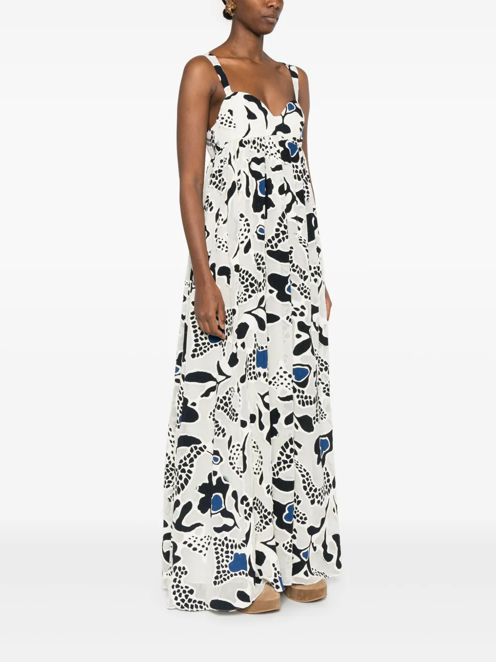 Ulla Johnson Leilani avondjurk Wit