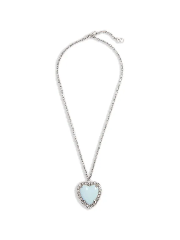 Valentino Garavani Coeur Hyperbole Necklace in Silver