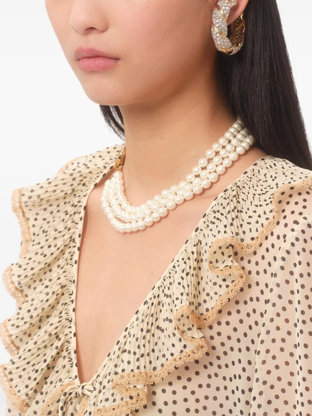 Valentino Loop Single Earrings In Gold