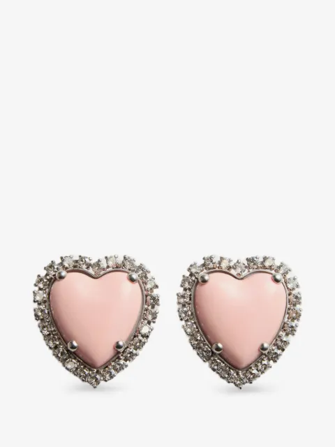 Valentino Garavani aretes de clip Coeur Hyperbole