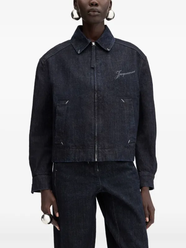 【JACQUEMUS】24ss La veste de-Nimes Jacquemus La Veste De Nîmes Denim Jacket | Blue | FARFETCH