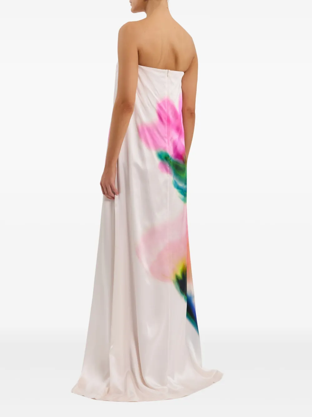 Rebecca Vallance Maxi-jurk met bloemenprint Wit