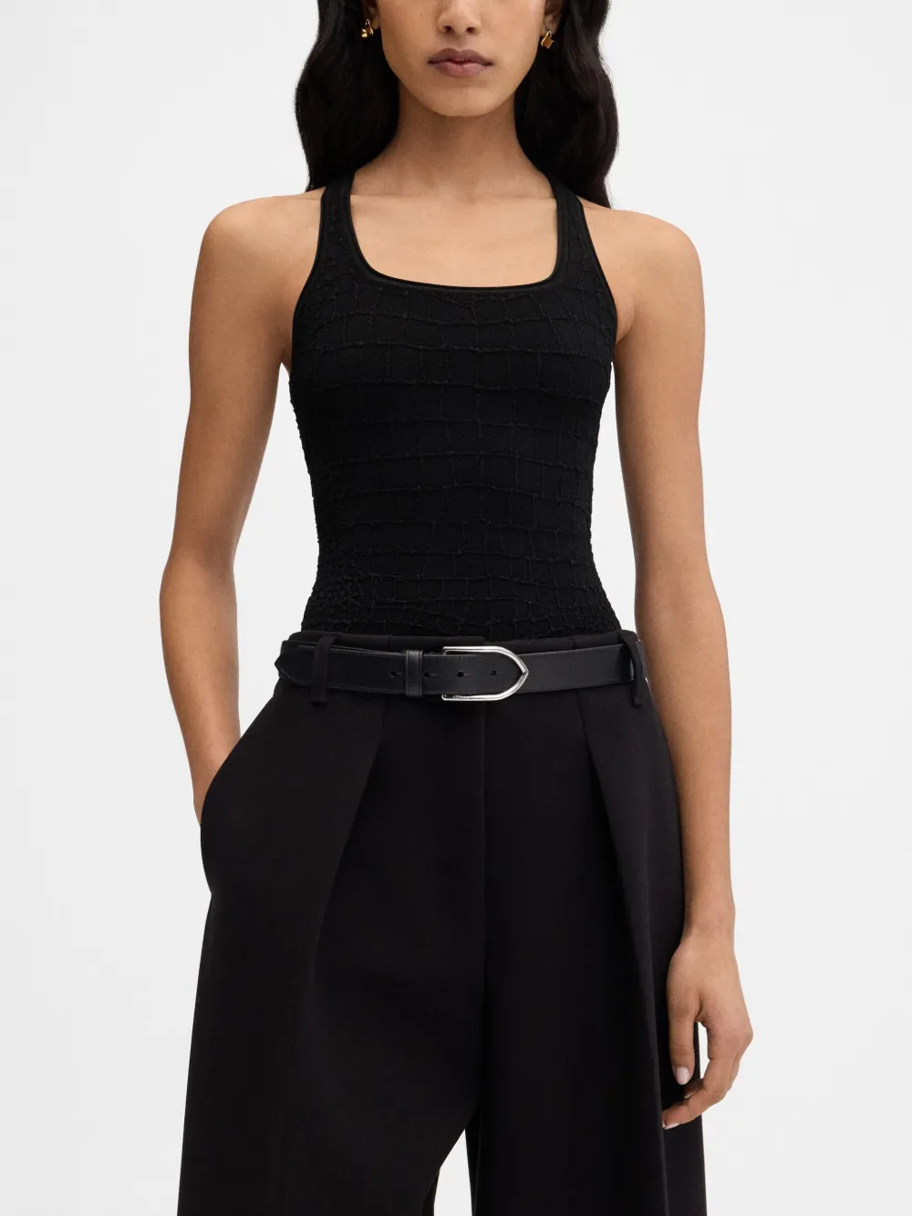 Jacquemus Le Debardeur Scala gilet Zwart