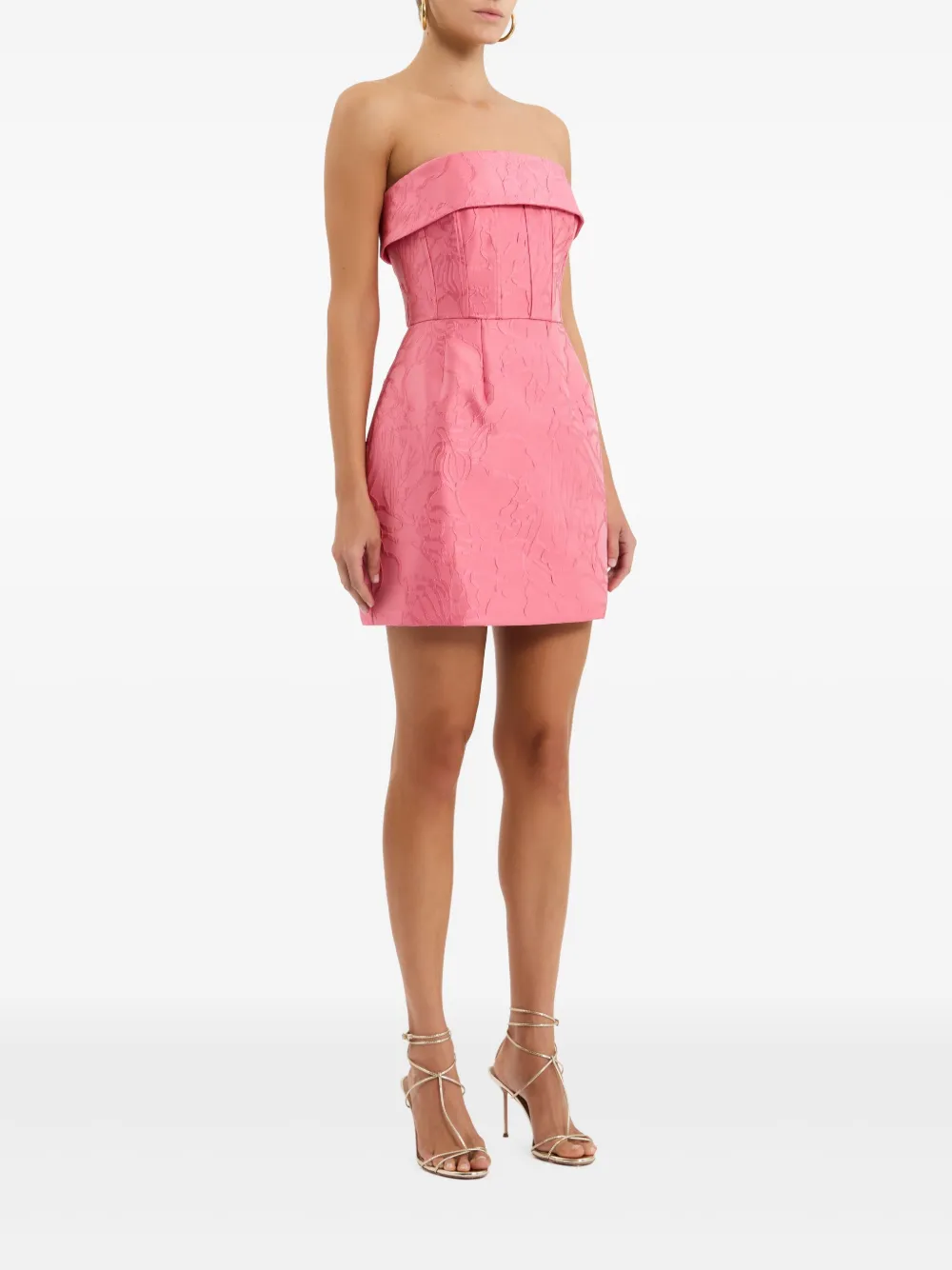 Rebecca Vallance Petra mini-jurk Roze
