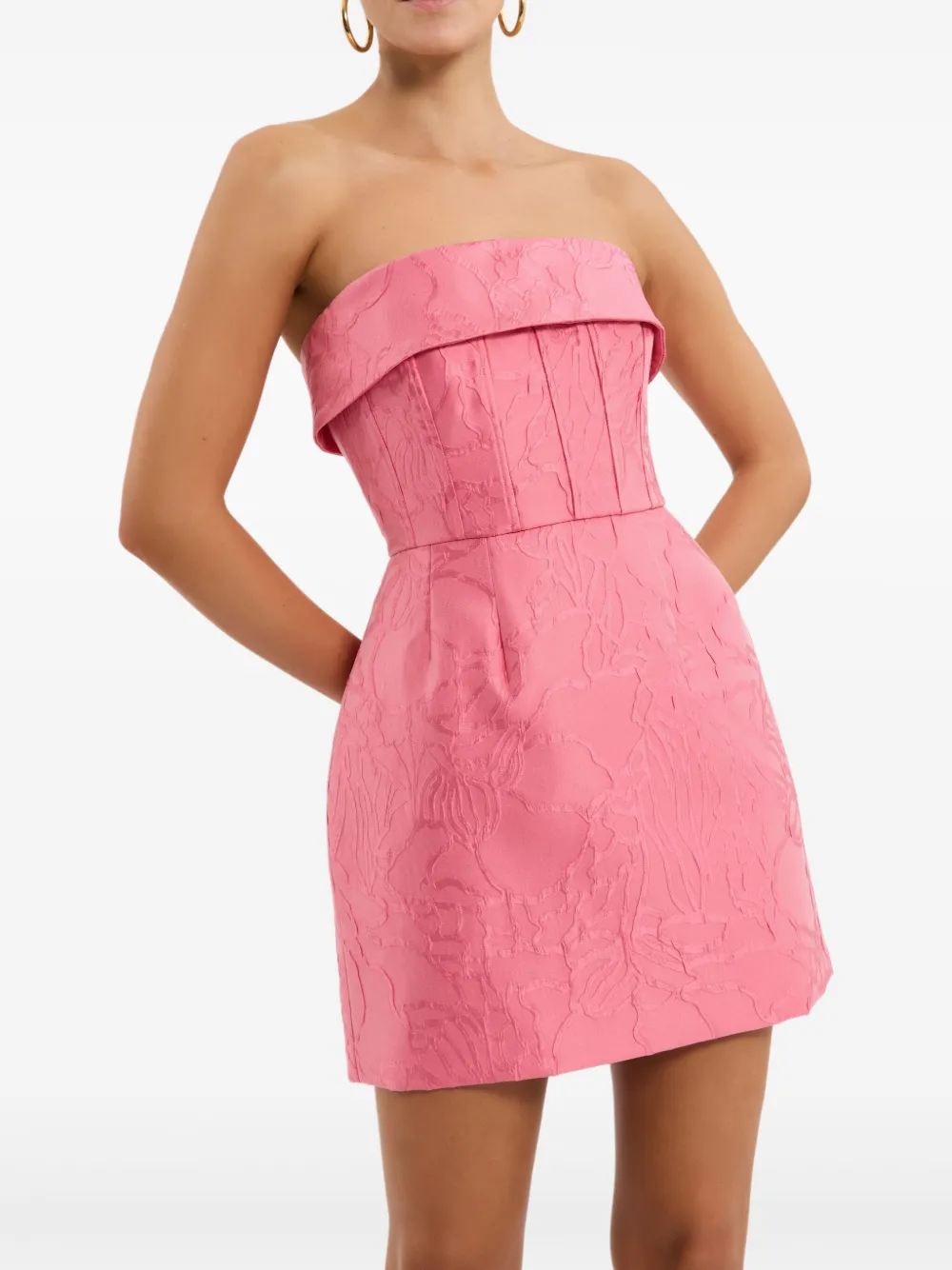 Rebecca Vallance Petra mini-jurk Roze