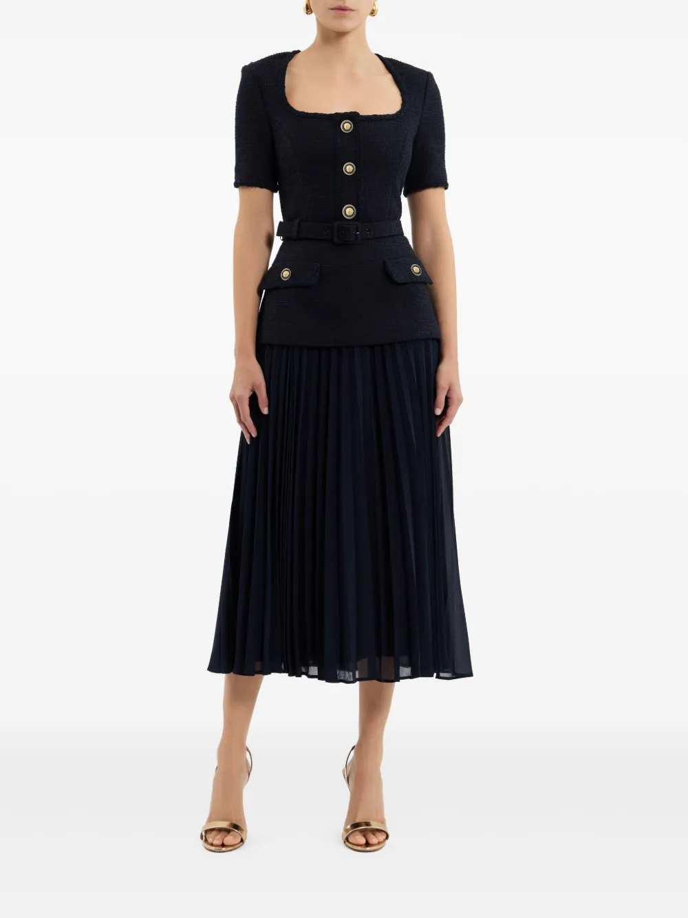 Rebecca Vallance Jonie midi-rok - Blauw