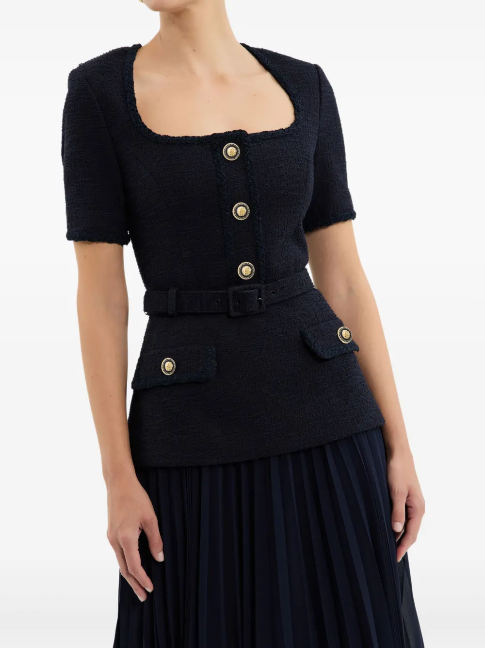 Rebecca Vallance Jonie midi-rok Blauw