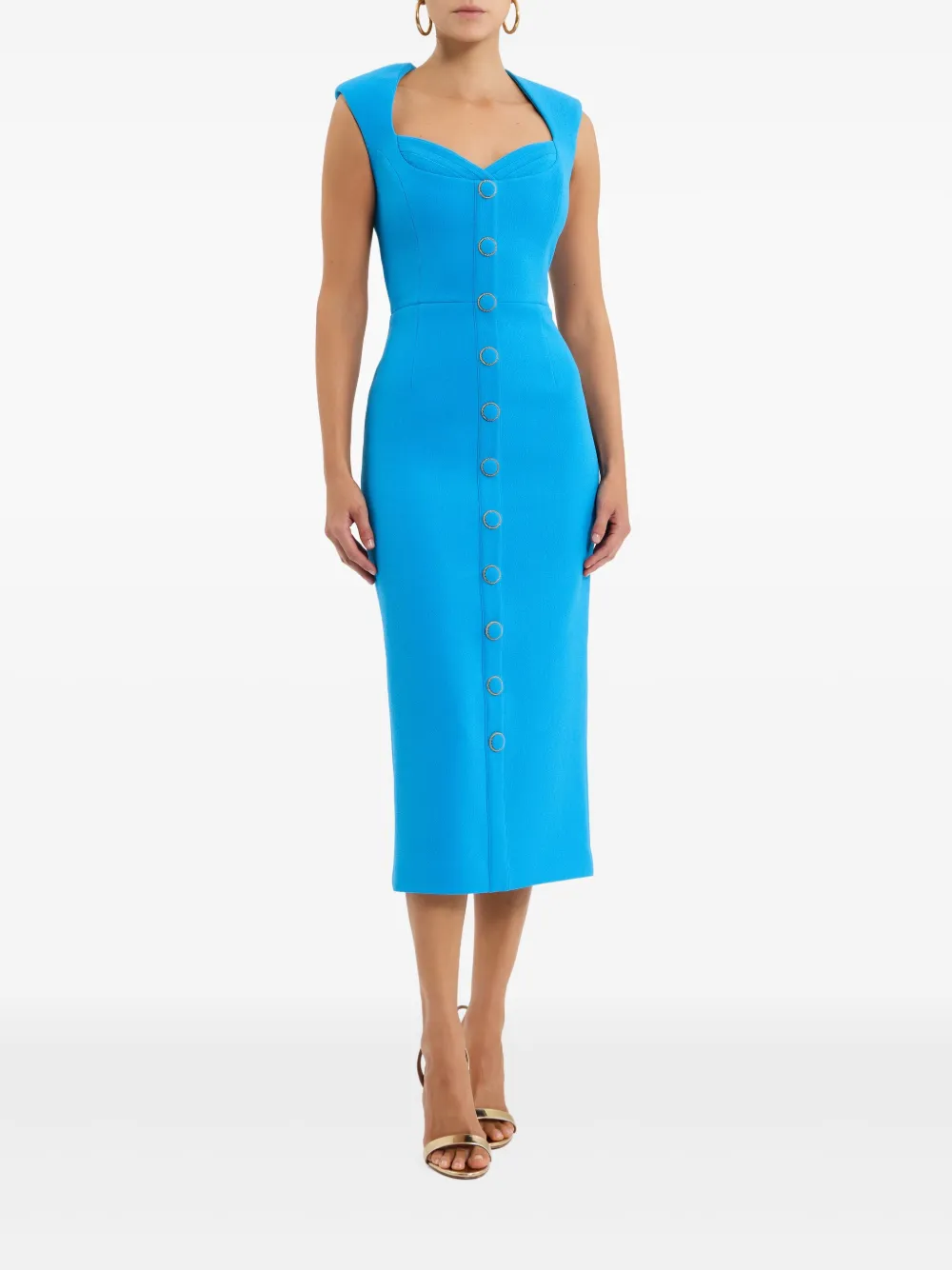 Rebecca Vallance Skyla jurk Blauw