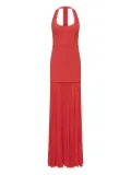 Rebecca Vallance Empress halterneck dress - Orange