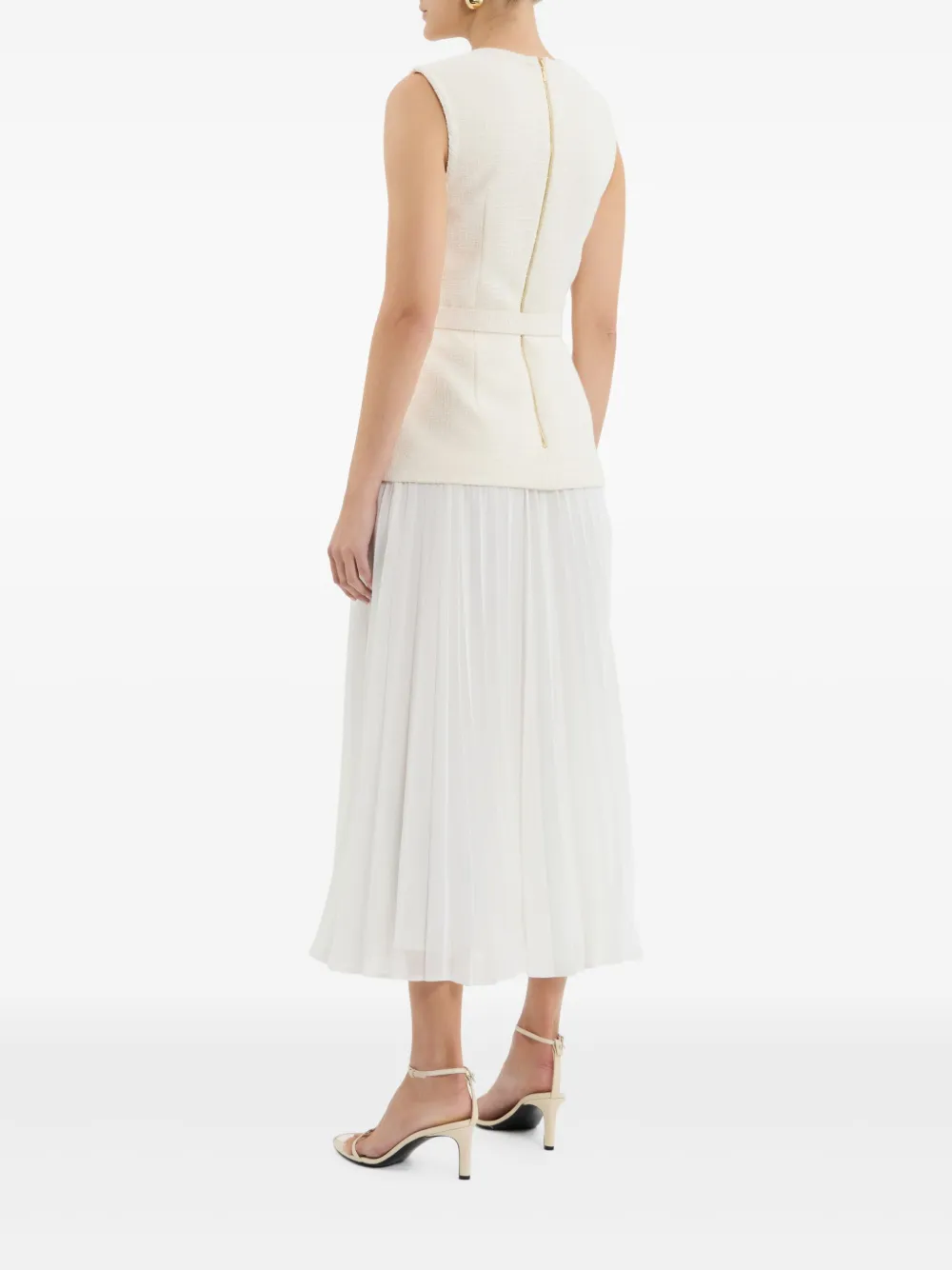 Rebecca Vallance Jonie midi-jurk Beige