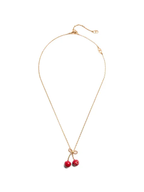 Valentino Garavani cherry-motif necklace