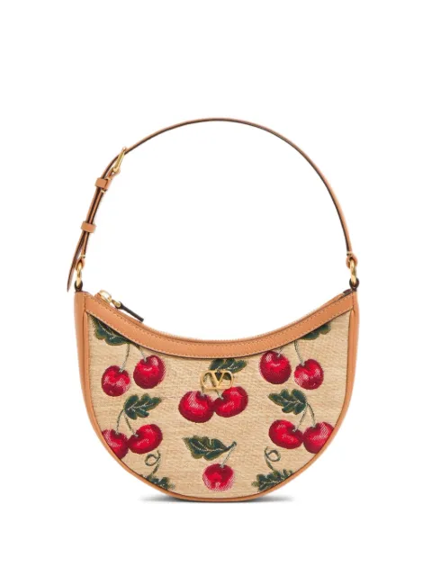 Valentino Garavani bolsa de hombro VLogo Signature mini con estampado Cherryfic