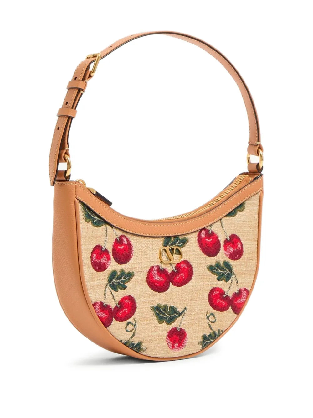 mini VLogo Signature Cherryfic-print shoulder bag - Image 5
