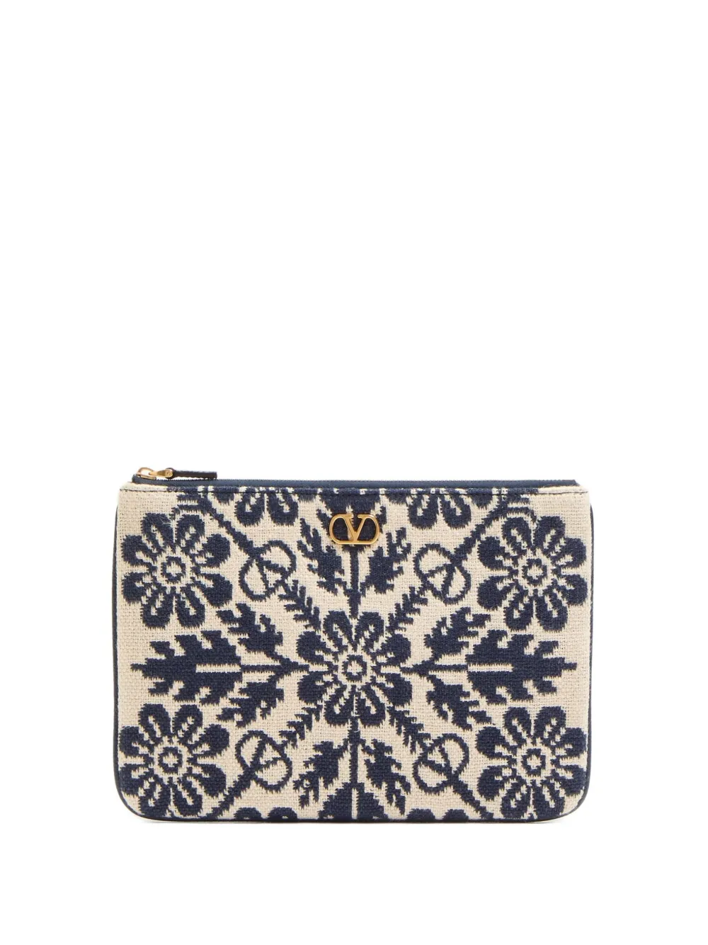 Valentino Garavani VLogo Signature clutch Beige