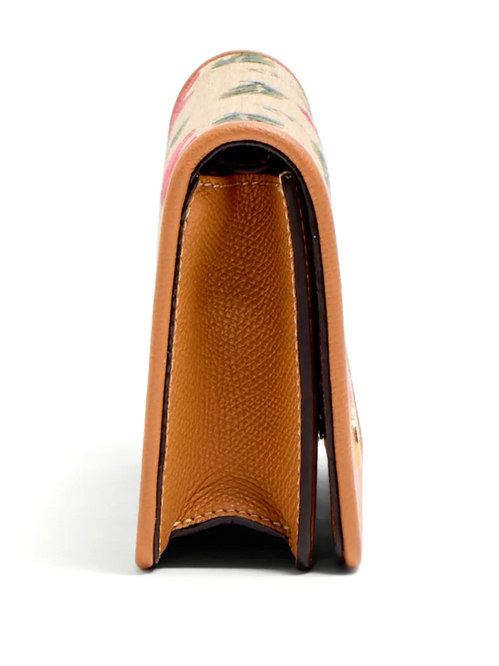 Valentino Garavani VLogo Signature mini-schoudertas met Cherryfic-print Beige