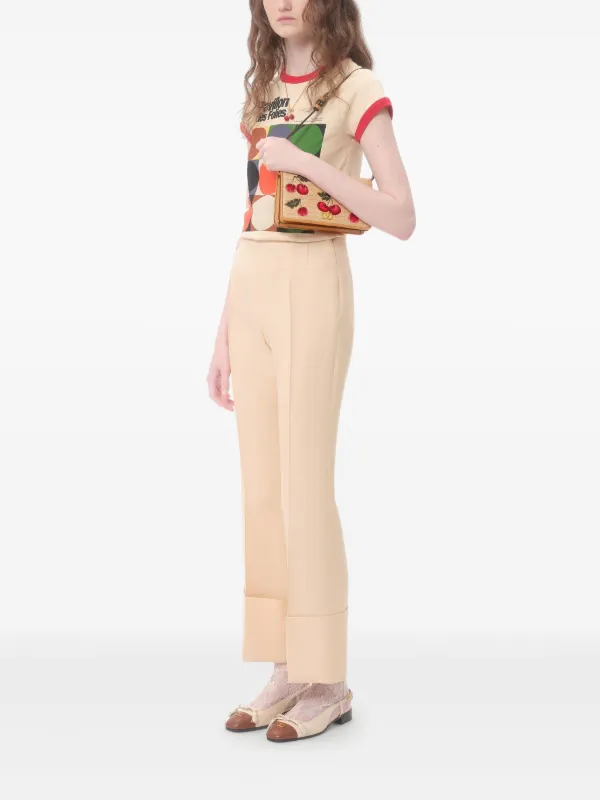 Valentino Garavani ミニ Vロゴ シグネチャー チェリープリント