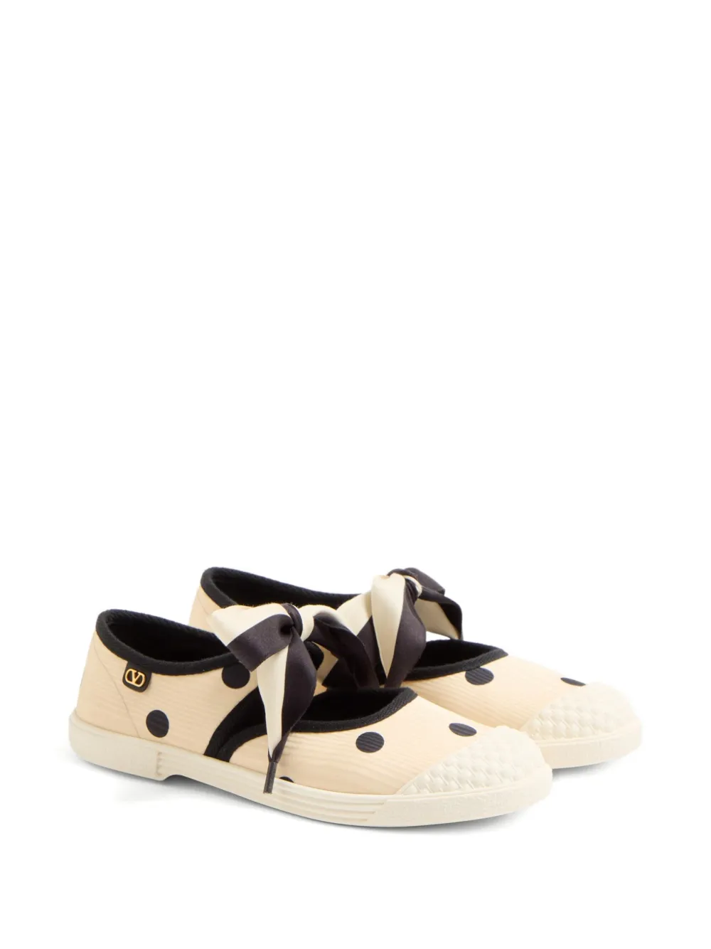 Valentino Garavani Bay By Bay flat pumps Neutrals