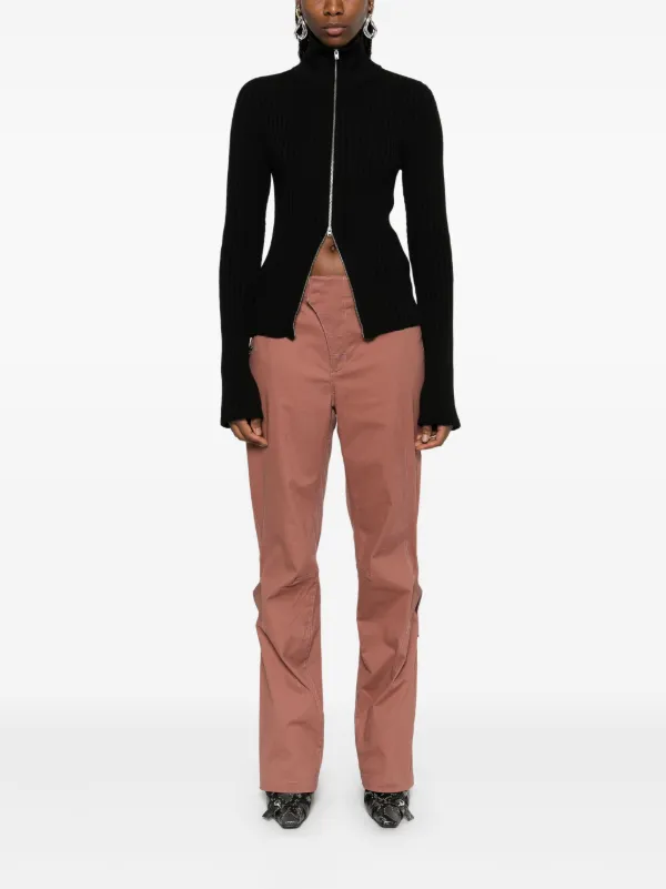 Kiko Kostadinov x Fox Lab Moto Trousers | Brown | FARFETCH