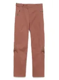 Kiko Kostadinov x Fox Lab Moto trousers - Brown