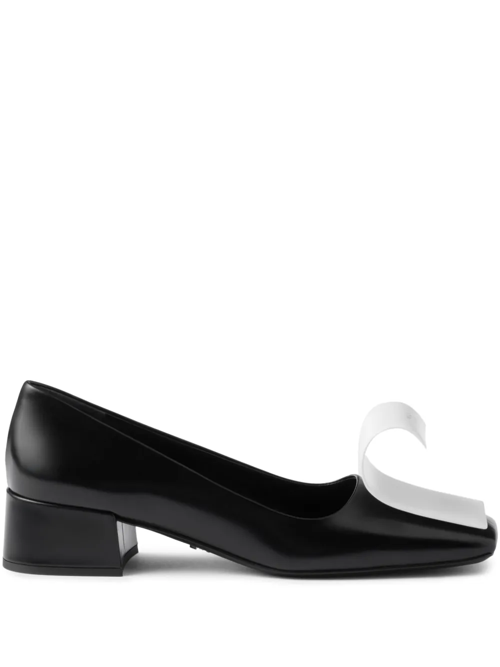 Prada two-tone pumps Black