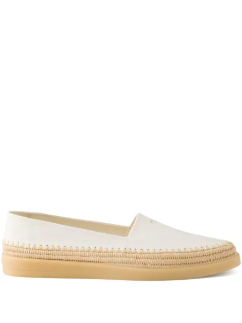 Prada leather espadrilles