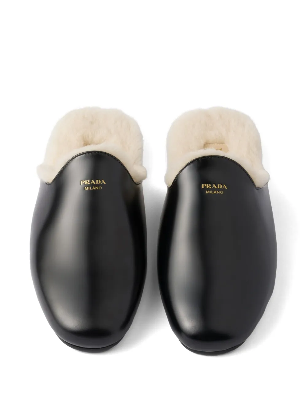 Prada leather mules Black