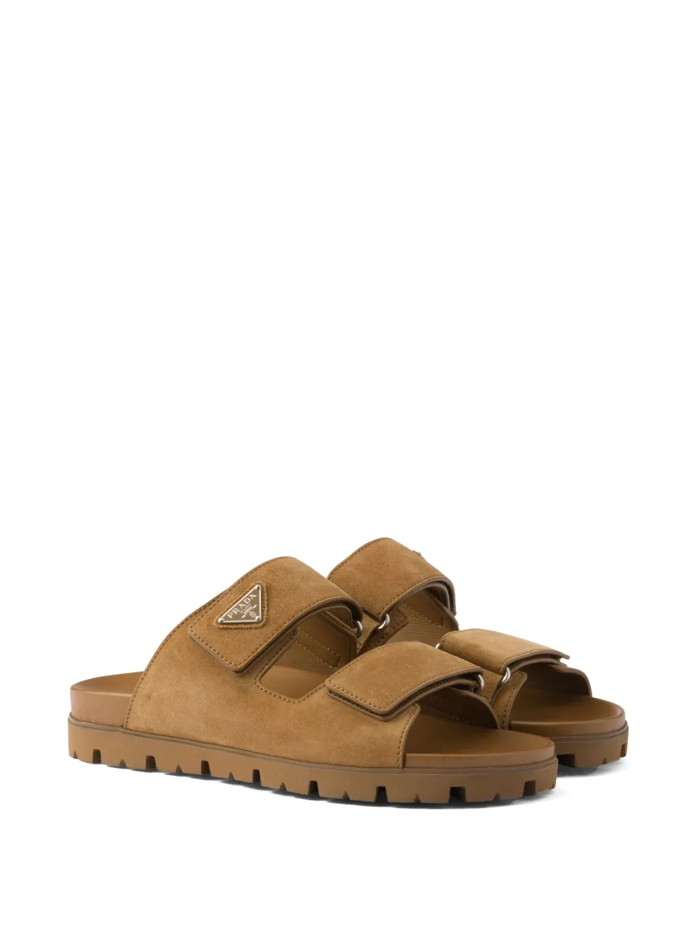 Prada suede sandals - Bruin