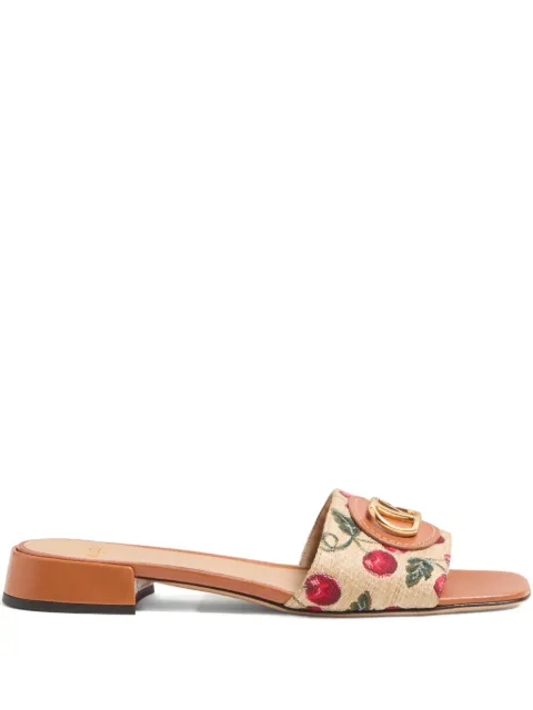 Valentino Garavani 20mm VLogo Signature Cherryfic-motif sandals