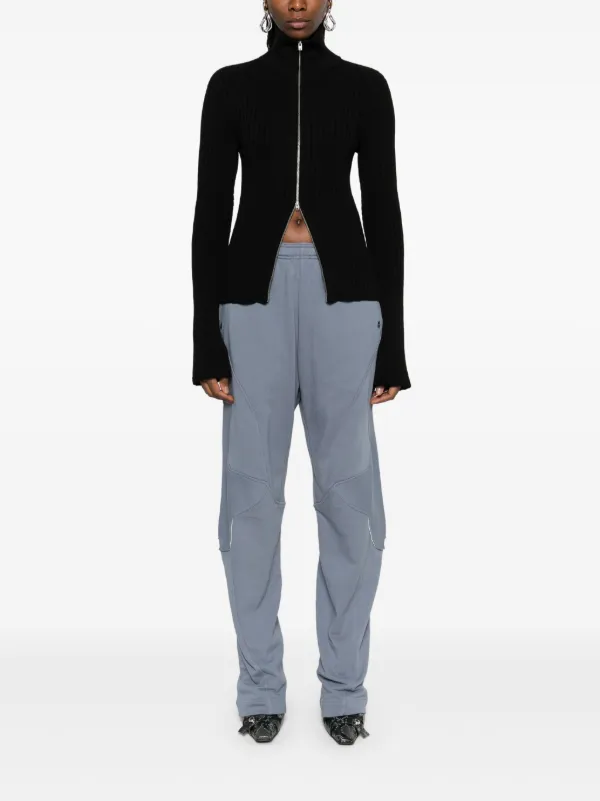 Kiko Kostadinov x Fox Lab Fleece Track Pants | Blue | FARFETCH