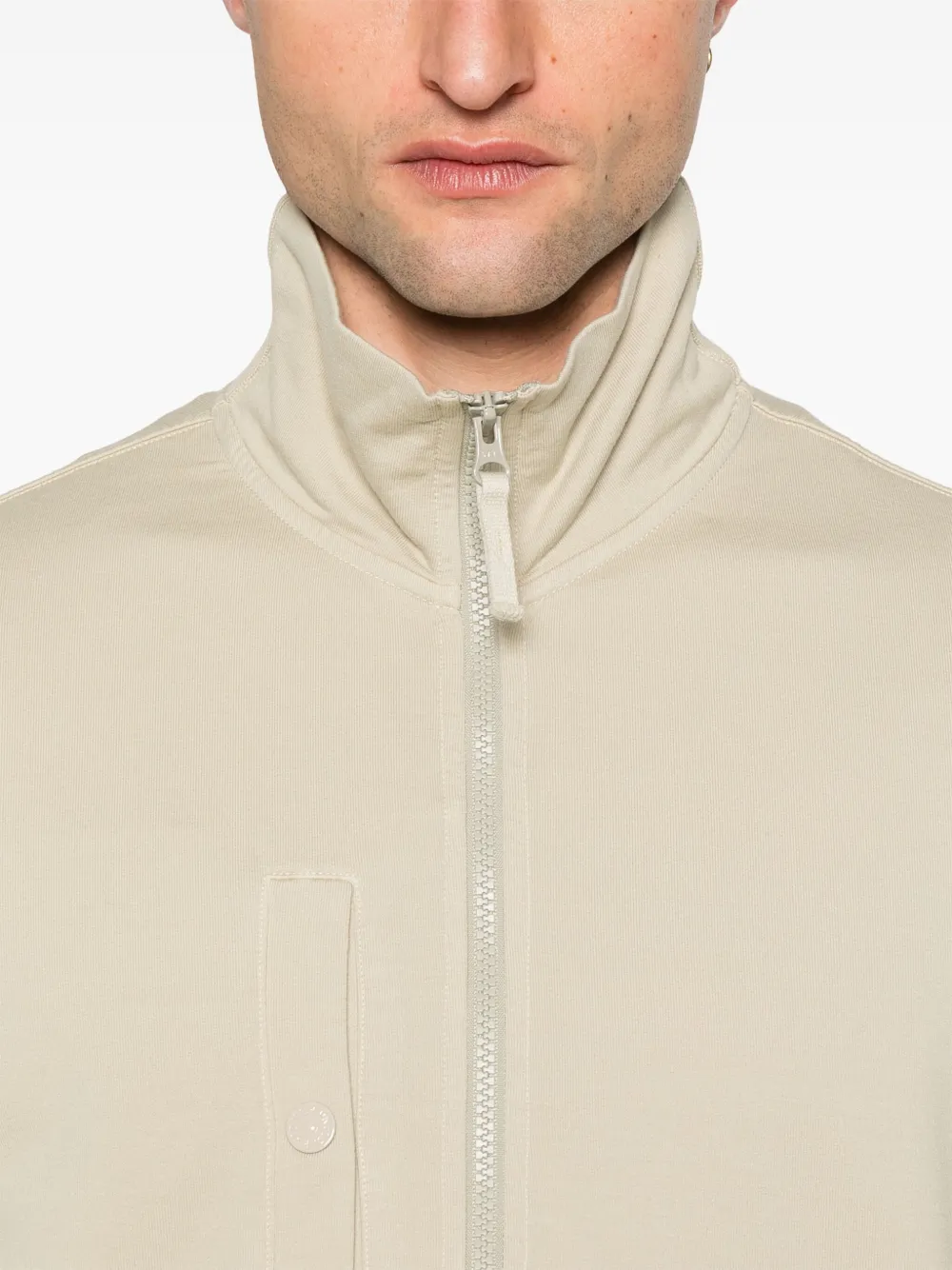 Stone Island Sweater met Compass-logopatch Beige
