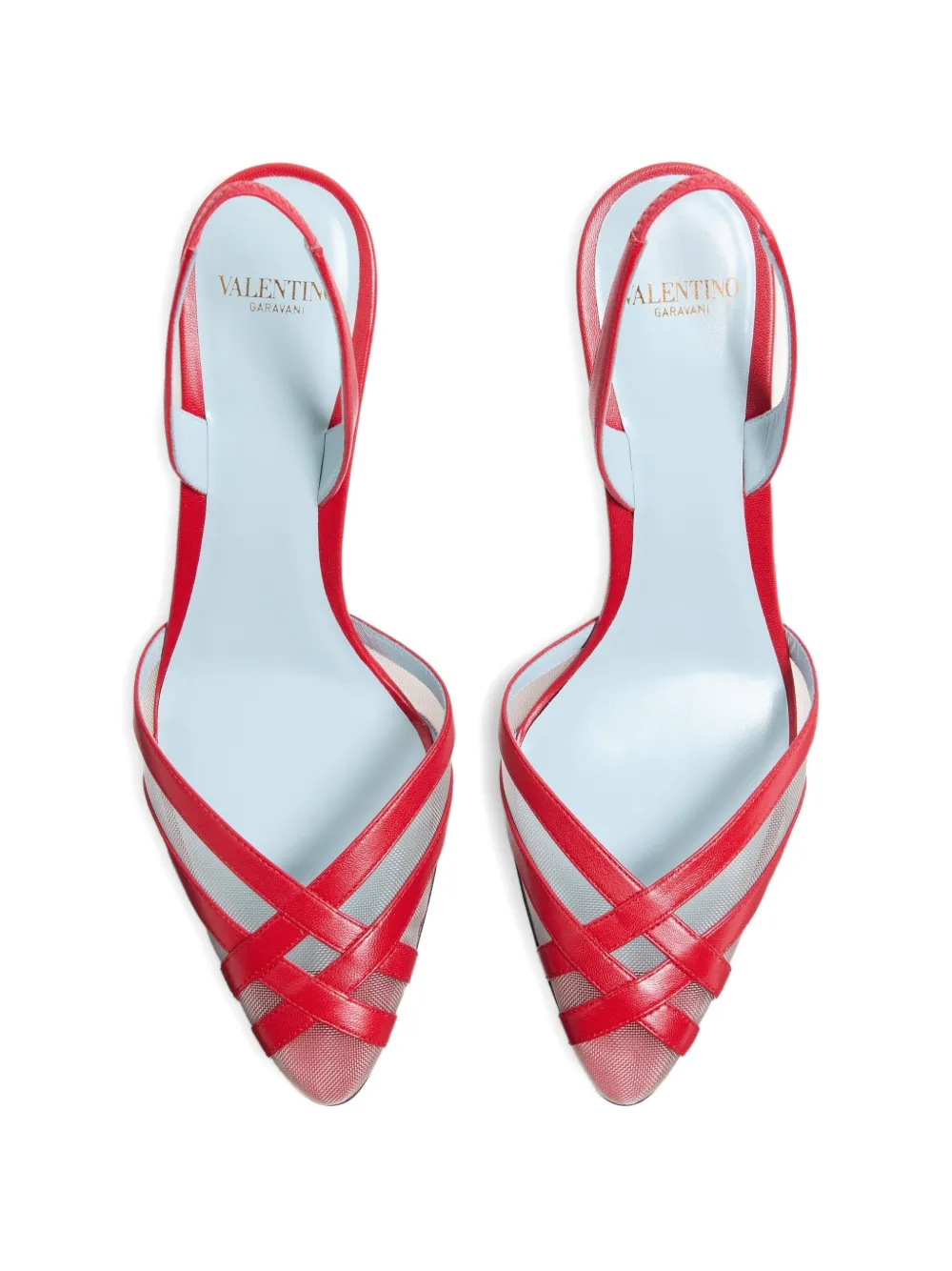Valentino Garavani 90 mm Impudance slingback pumps Rood